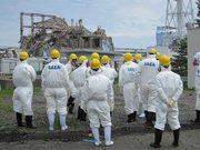 Miembros del OIEA inspeccionan Fukushima hace unos días