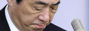 El primer ministro japonés, Naoto Kan, tras anunciar su intención de dimitir.